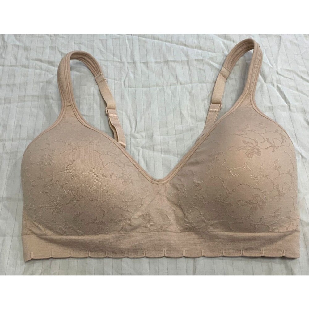 CAROLE HOCHMAN WOMENS WIRE FREE BRA SIZE M